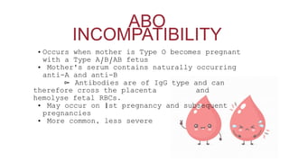 ABO Blood Type Incompatibility | PPTX