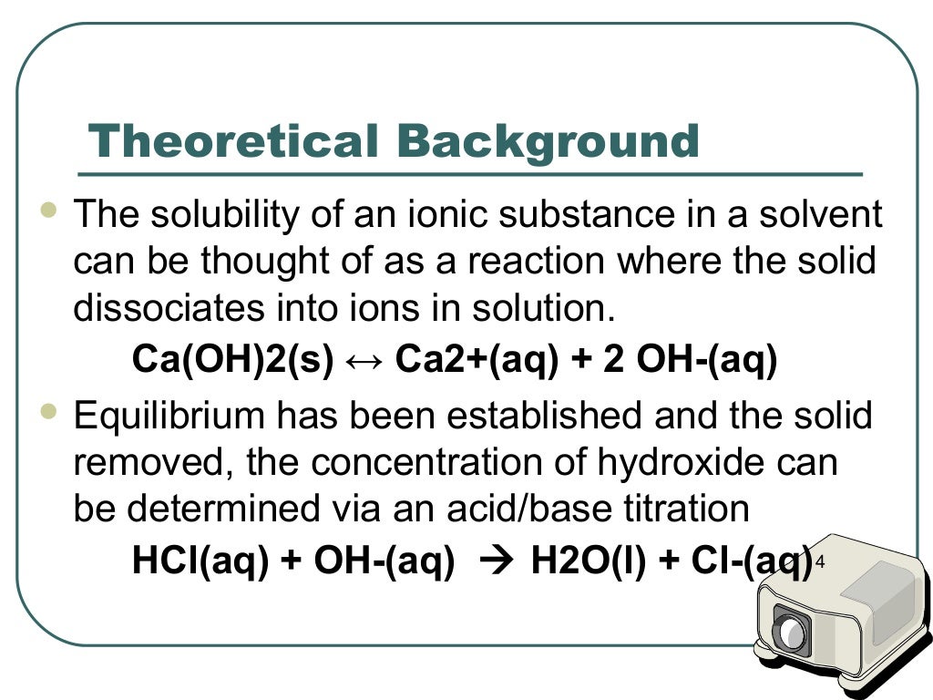 Thermodynamics quantities of calcium hydroxide