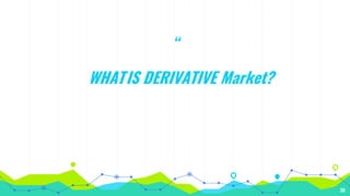 30
WHATIS DERIVATIVE Market?
“
 