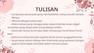 pengaruh bahasa arab terhadap bahasa melayu | PPT