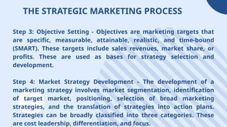 Principles of Marketing - Strategic and Marketing Planning | PPTX