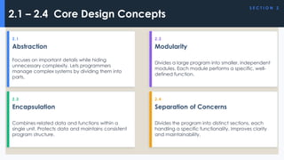 Modularization Design Comprehensive Guide to Program Design: Concepts, Techniques, and ...