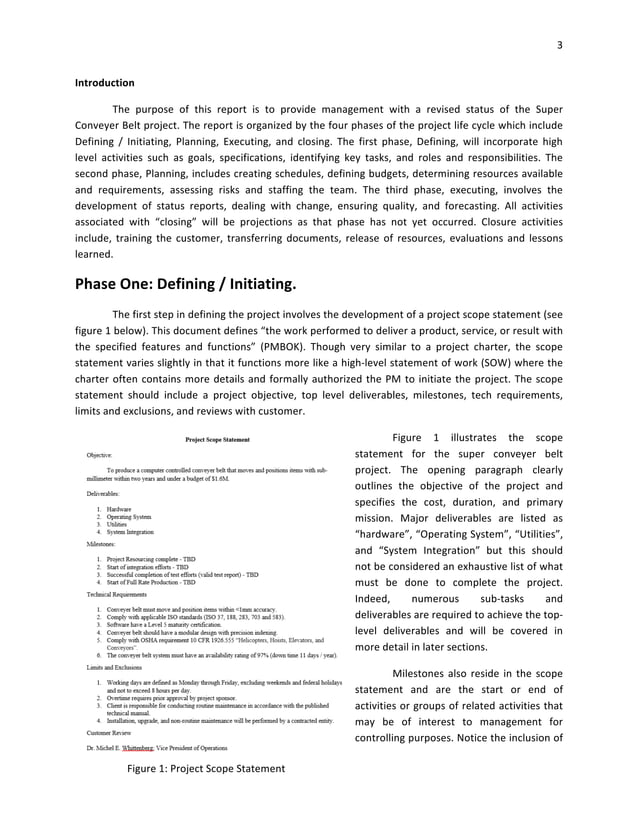 CONVEYOR BELT PROJECT REPORT