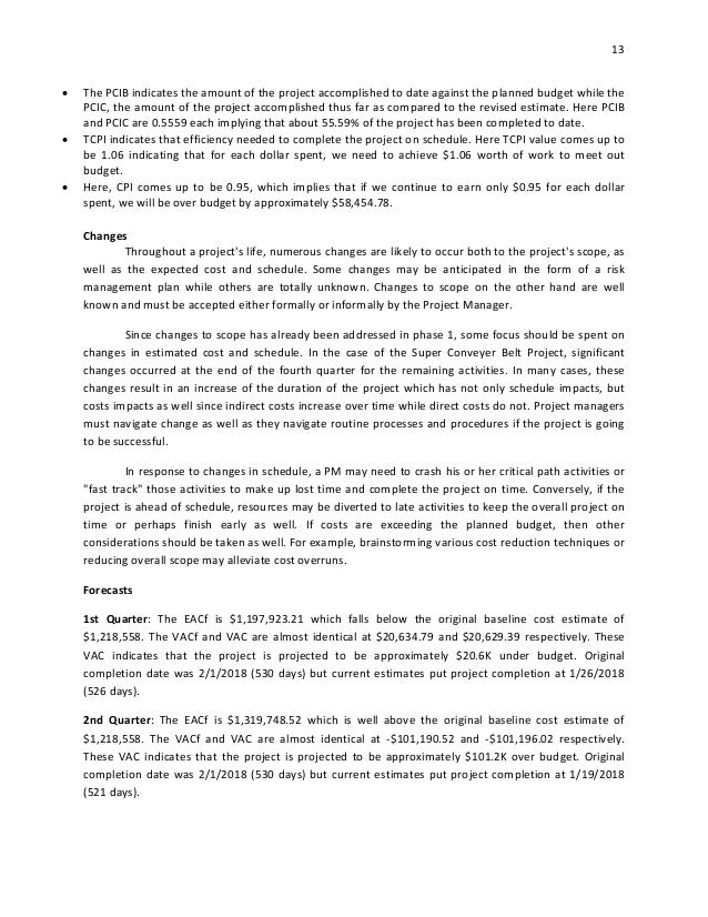 CONVEYOR BELT PROJECT REPORT