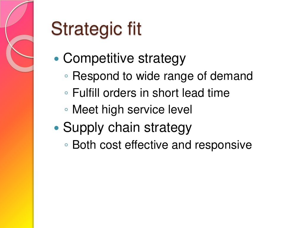 Supply chain management case study