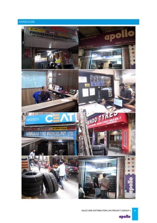 SALES AND DISTRIBUTION LIVE PROJECT | GROUP 2 22
ANNEXURE
 