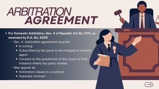 Comprehensive Overview of Arbitration: Types, Features, and Legal ...