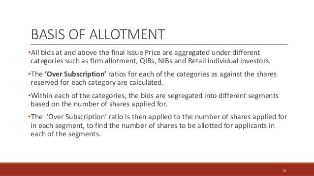 Firm commitment book building ipo