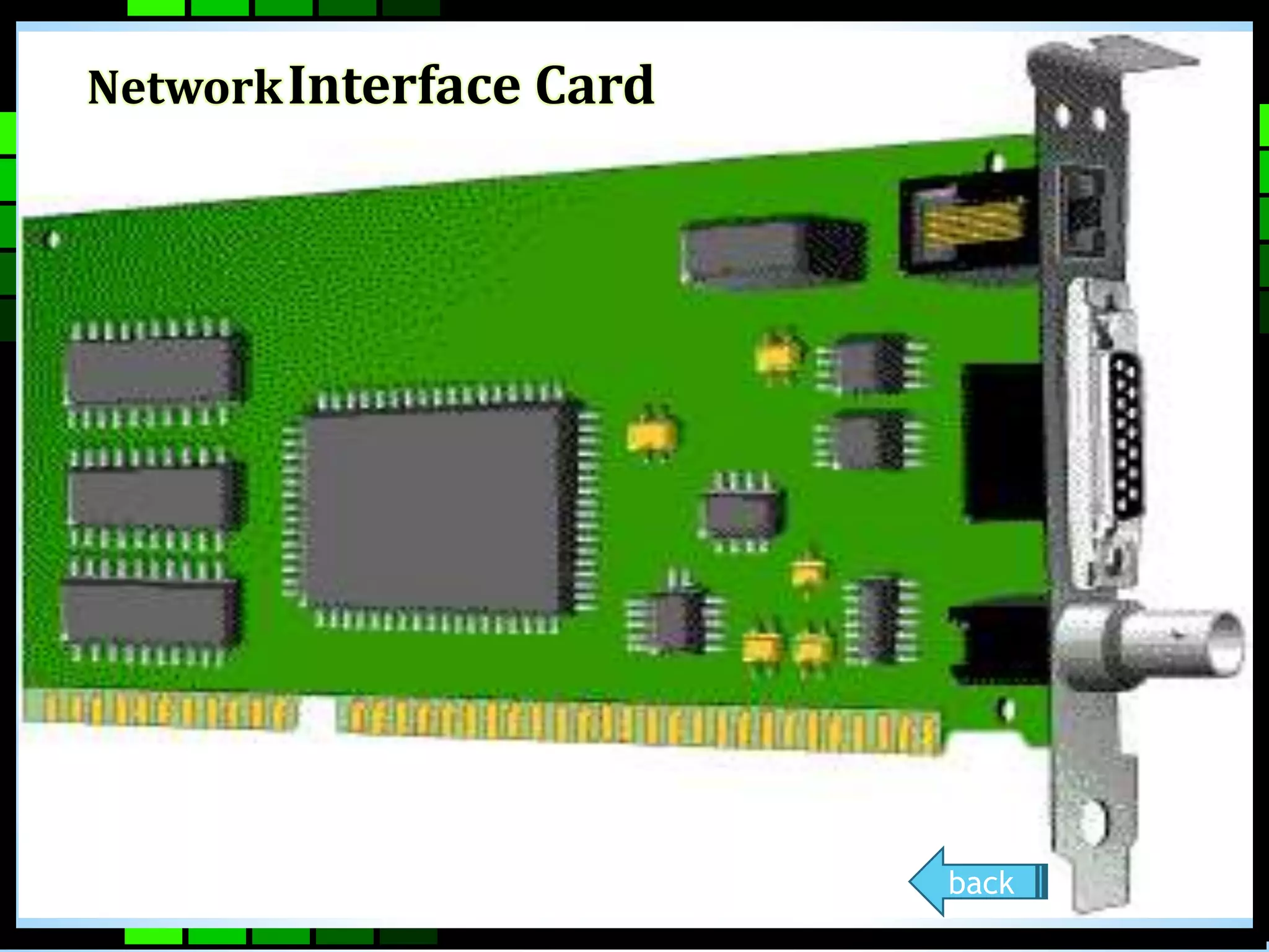 NetworkInterface Card 
back 
 
