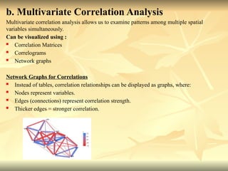 Comprehensive Guide to Correlation Analysis and ANOVA in GIS | PPTX
