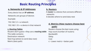 Comprehensive Guide to Routing Principles and Protocols in Networking ...