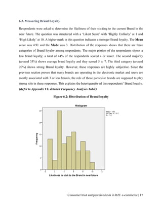 Research Paper: Consumer Trust and Perceived Risk in B2C E Commerce | PDF