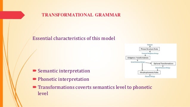 transformational grammar transformational grammar
