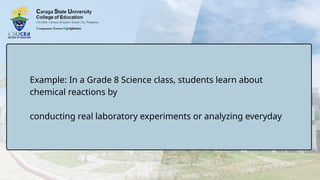 Constructive Example Science Effective Constructivist Strategies and Theories for Teaching Science ...