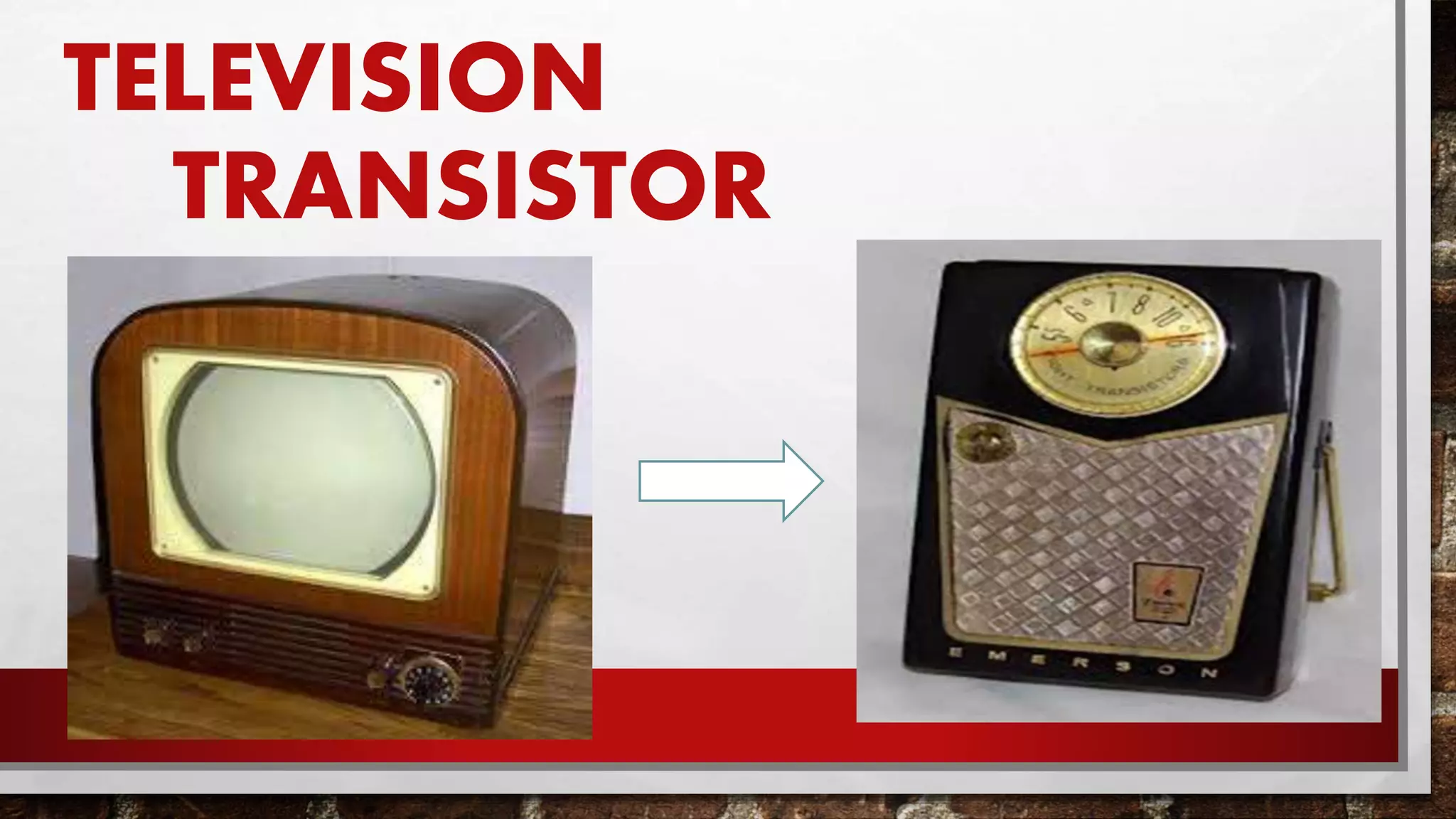 TELEVISION
TRANSISTOR
 