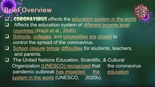 The Impact of Covid 19 on Education.pptx