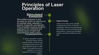 Lasing Process Einsteian relatioiin and other modern physics topics | PPTX