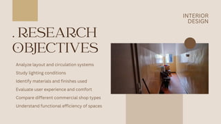Field Analysis of Commercial Interior Design in Mogadishu Shops | PDF