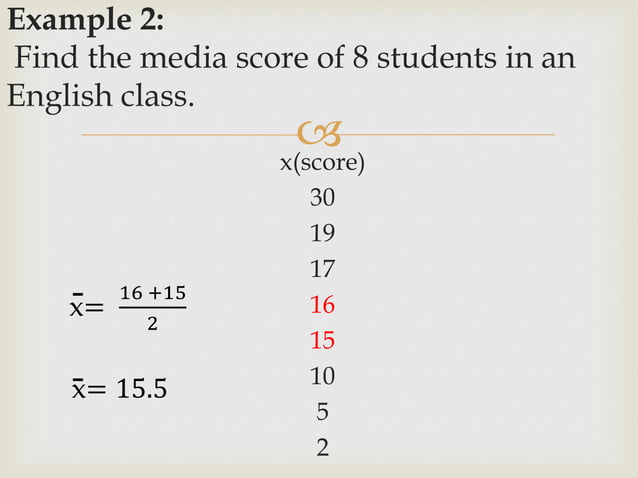 Group 3 measures of central tendency and variation - (mean, median ...