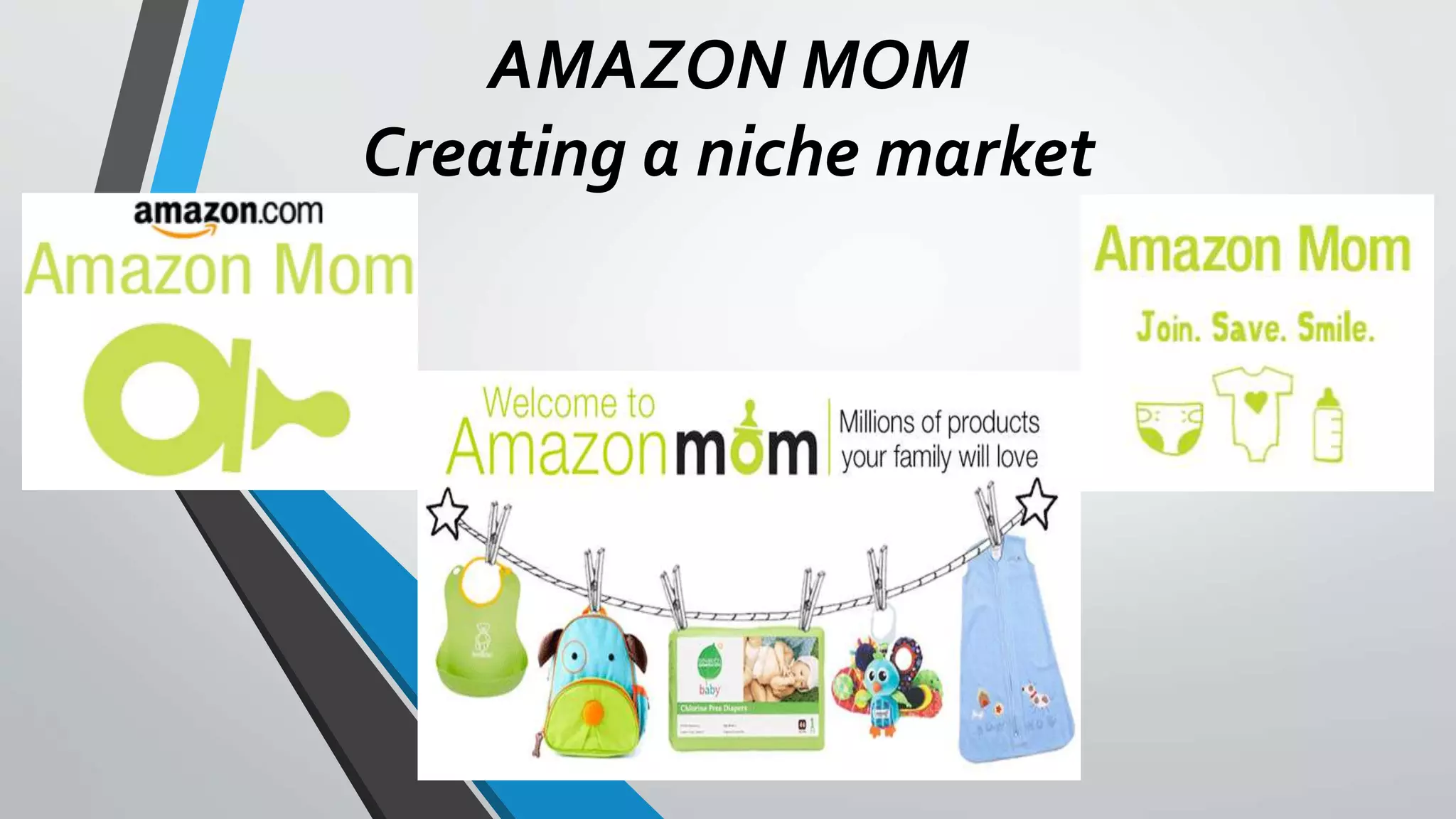 AMAZON MOM
Creating a niche market
 