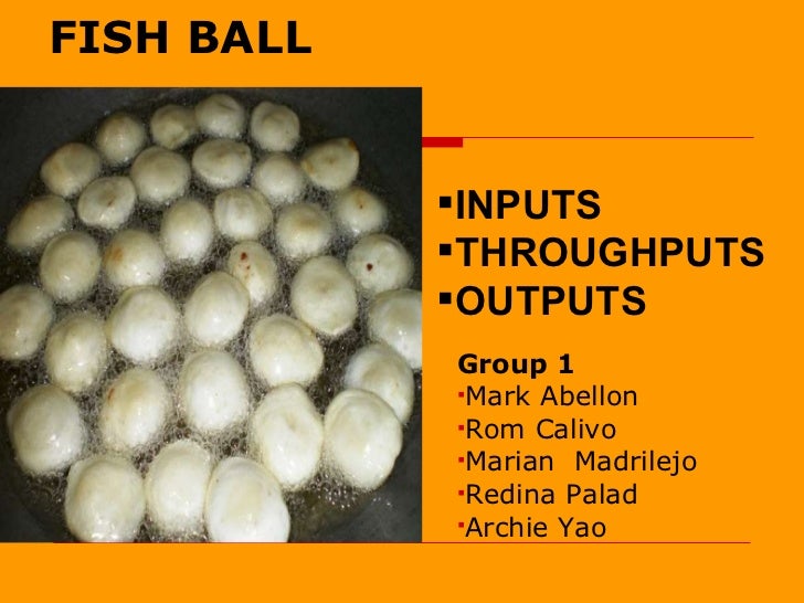 Fish Ball Processing Flow Chart