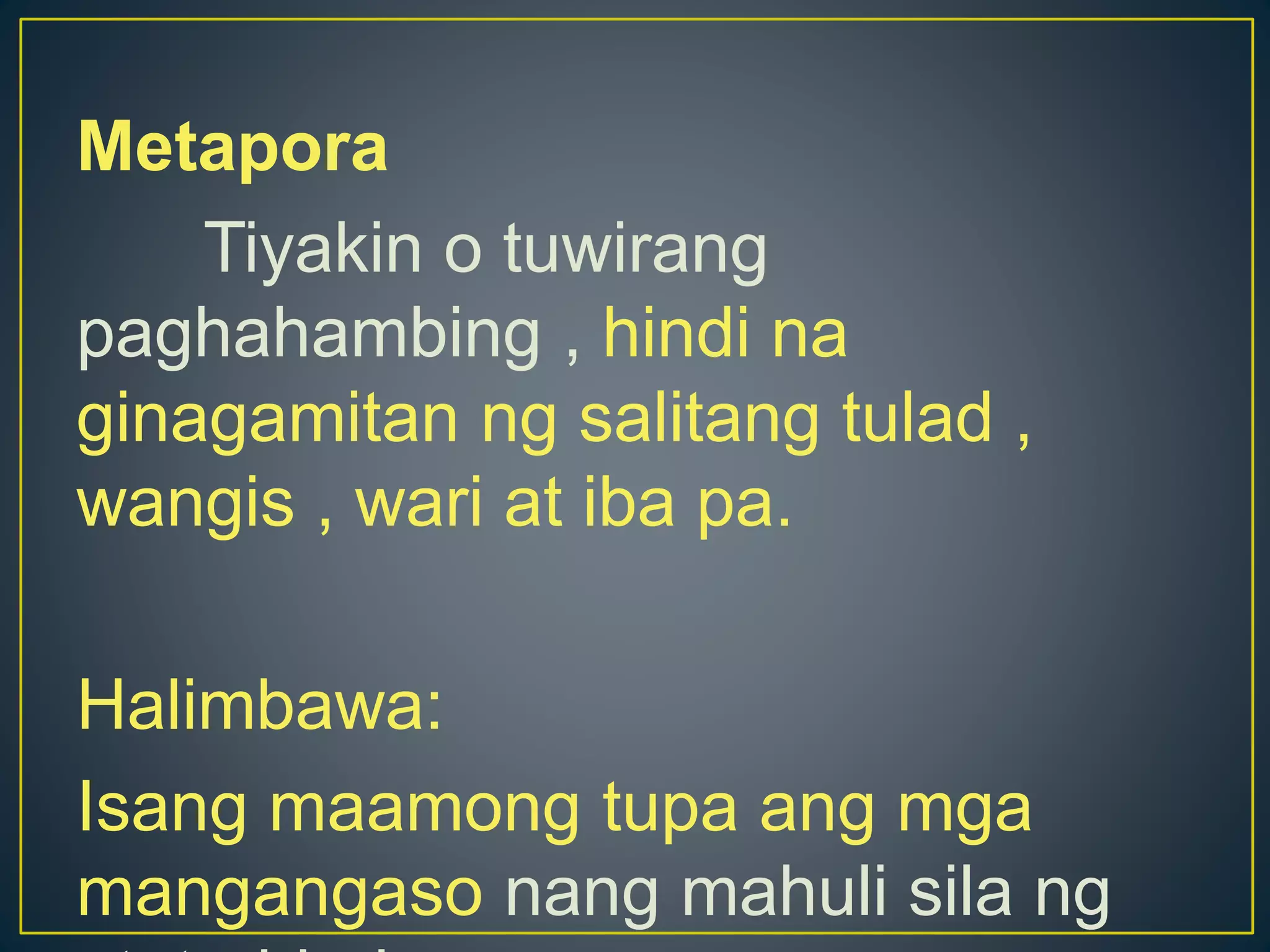 Group 3 tayutay | PPTX