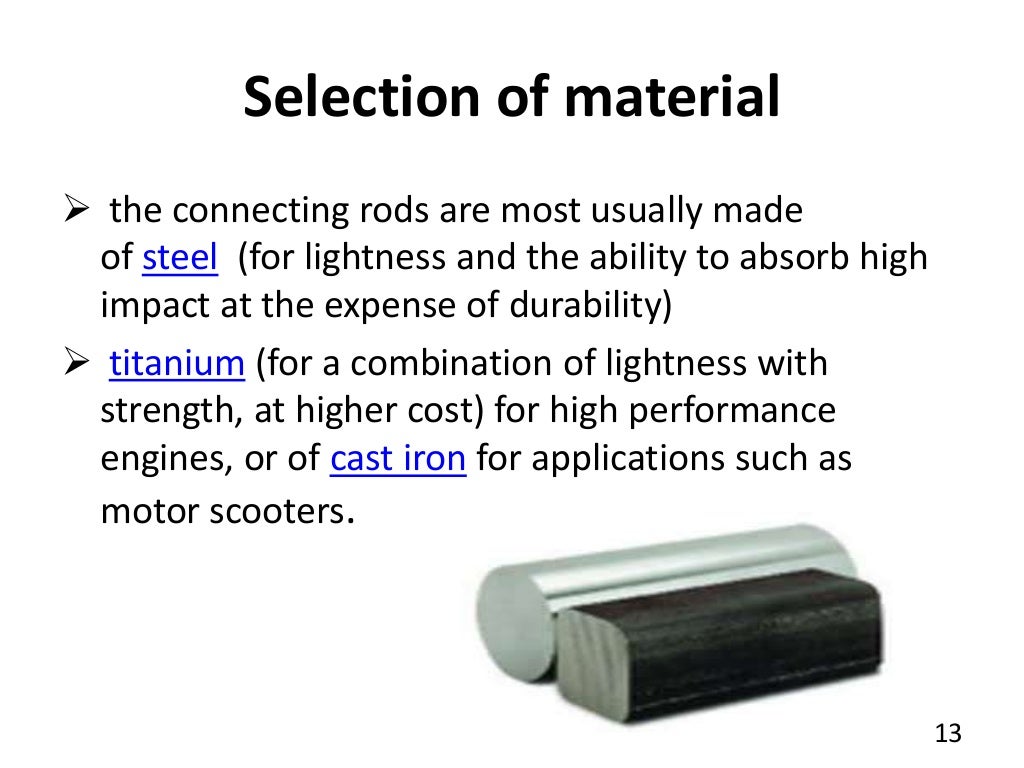 manufacturing of connecting rod