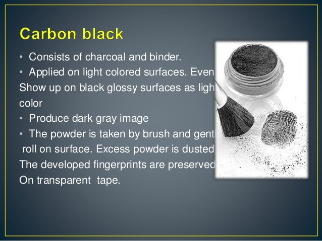 Conventional Methods Of Fingerprint Development