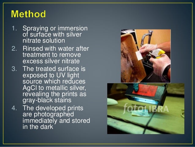 Conventional Methods Of Fingerprint Development