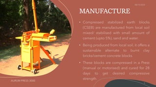 COMPRESSED STABILIZED EARTH BLOCKS (CSEB) | PDF