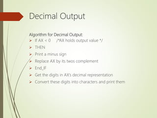 assembly language programming organization of IBM PC chapter 9 part-2 ...