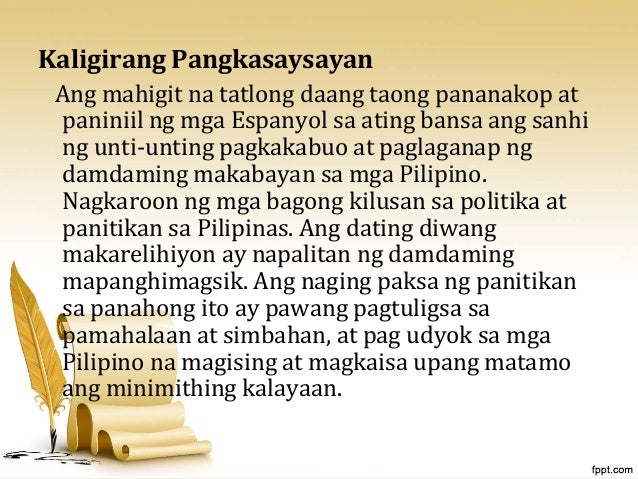 Tula Sa Panahon Ng Espanyol - Seve Ballesteros Foundation