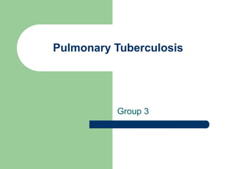Tuberculosis overview and management in summary | PPT