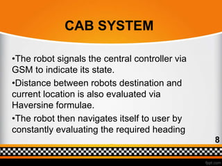 GPS based smart CAB dispatch system | PPT