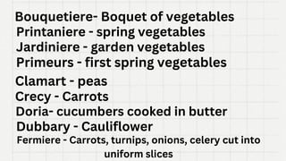 Primeurs First Spring Vegetable group 3 H Cookery.pdf.frozen and canned vegetables | PDF