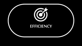 EFFICIENCY
 