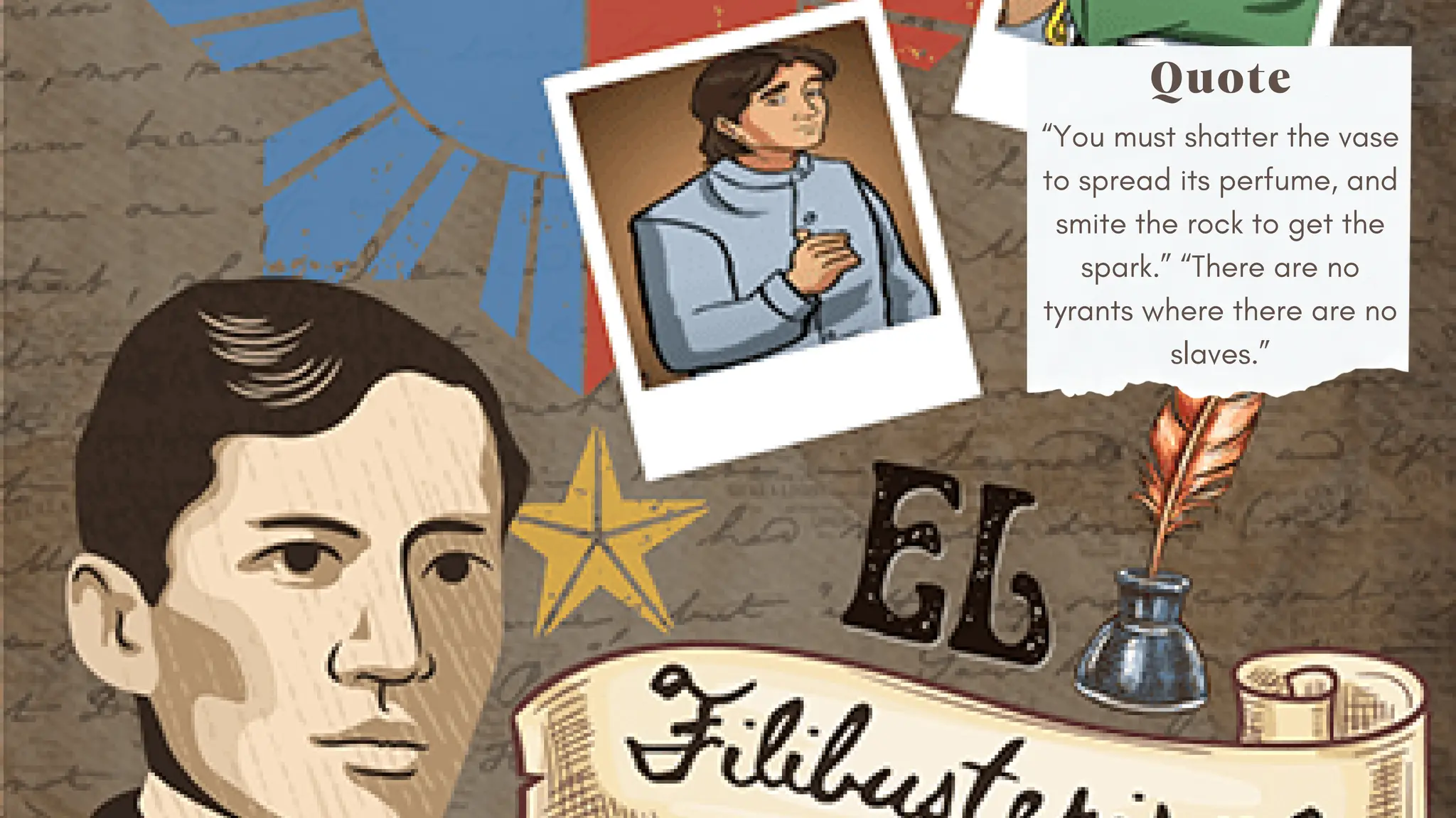 Quote
“You must shatter the vase
to spread its perfume, and
smite the rock to get the
spark.” “There are no
tyrants where there are no
slaves.”
 
