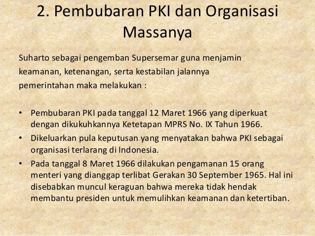Indonesia akibat orde baru