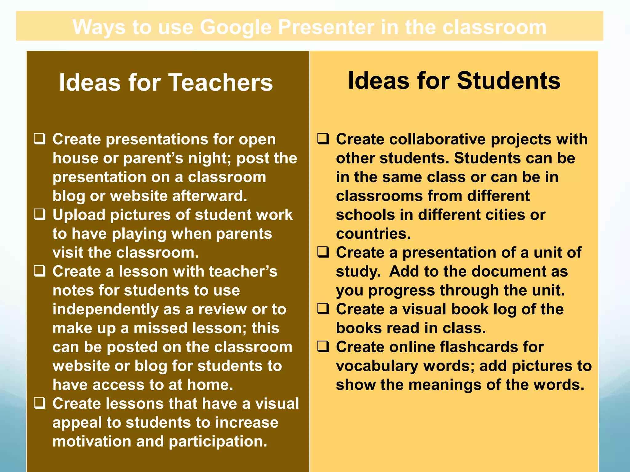 Chat feature allows collaborators or viewers to make comments as they view or work on the project