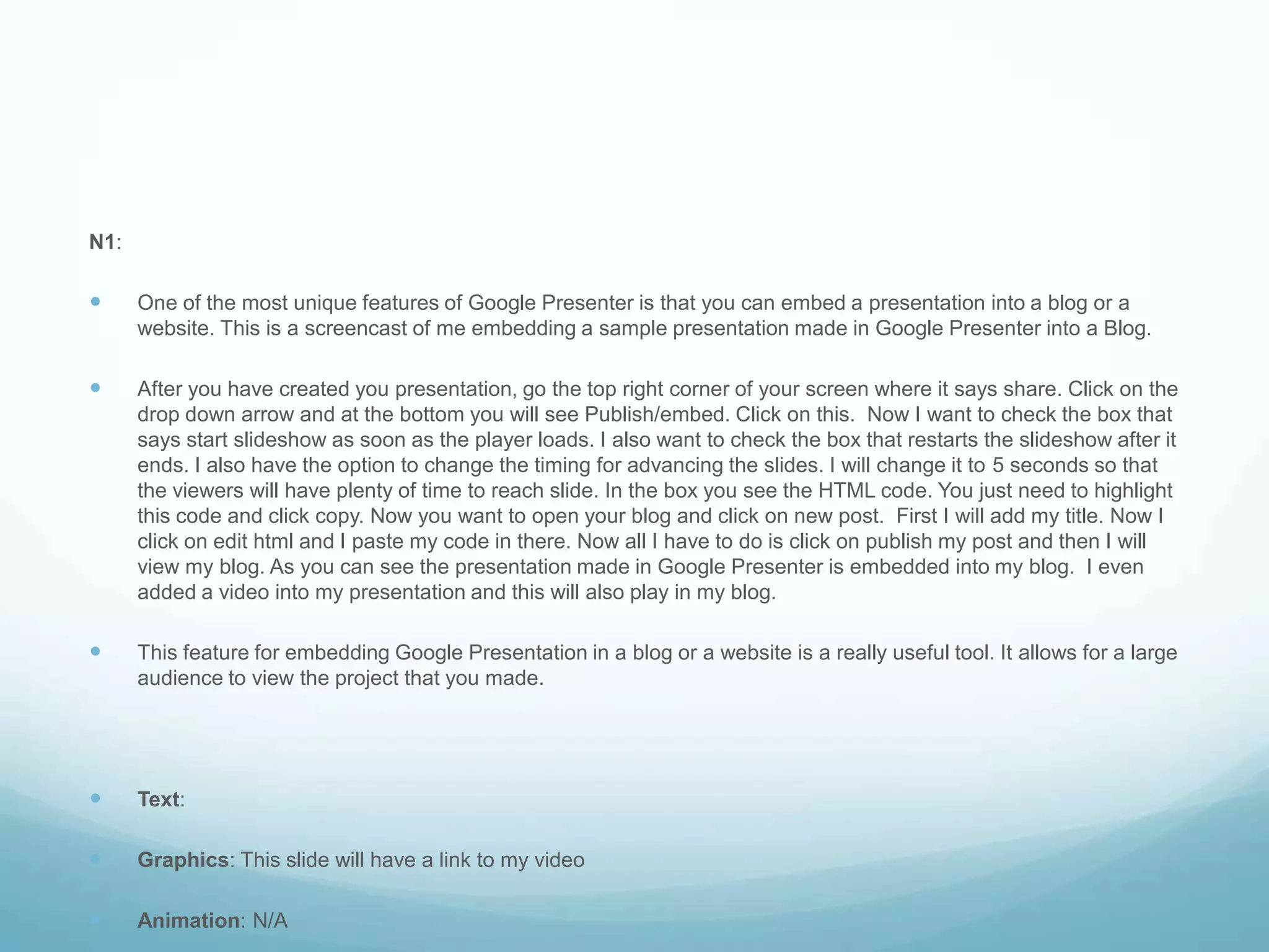 Can upload a presentation made in Microsoft PowerPoint