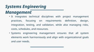 Systems Engineering Management(SYSTEM ENGINEERING).pptx