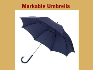 Markable Umbrella
 
