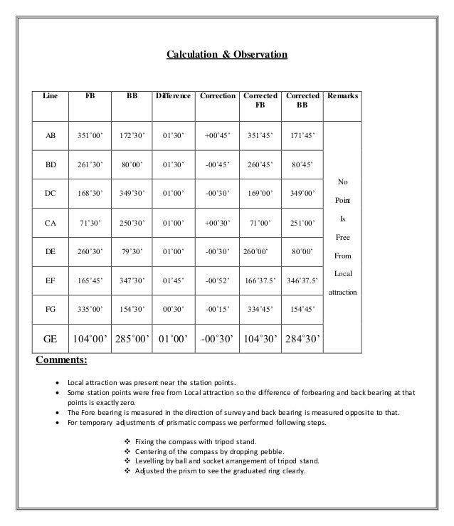 LEVELLING SURVEY CALCULATION DOWNLOAD LEVELLING SURVEY CALCULATION DOWNLOAD