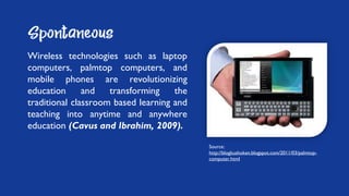 Basic Elements and Characteristics of Mobile Learning | PDF