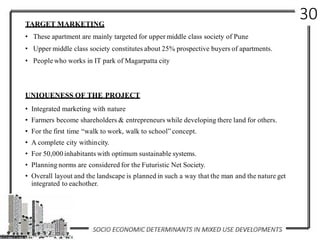 Socio Economic Determinants in Low Scale Mixed Use Developments | PDF