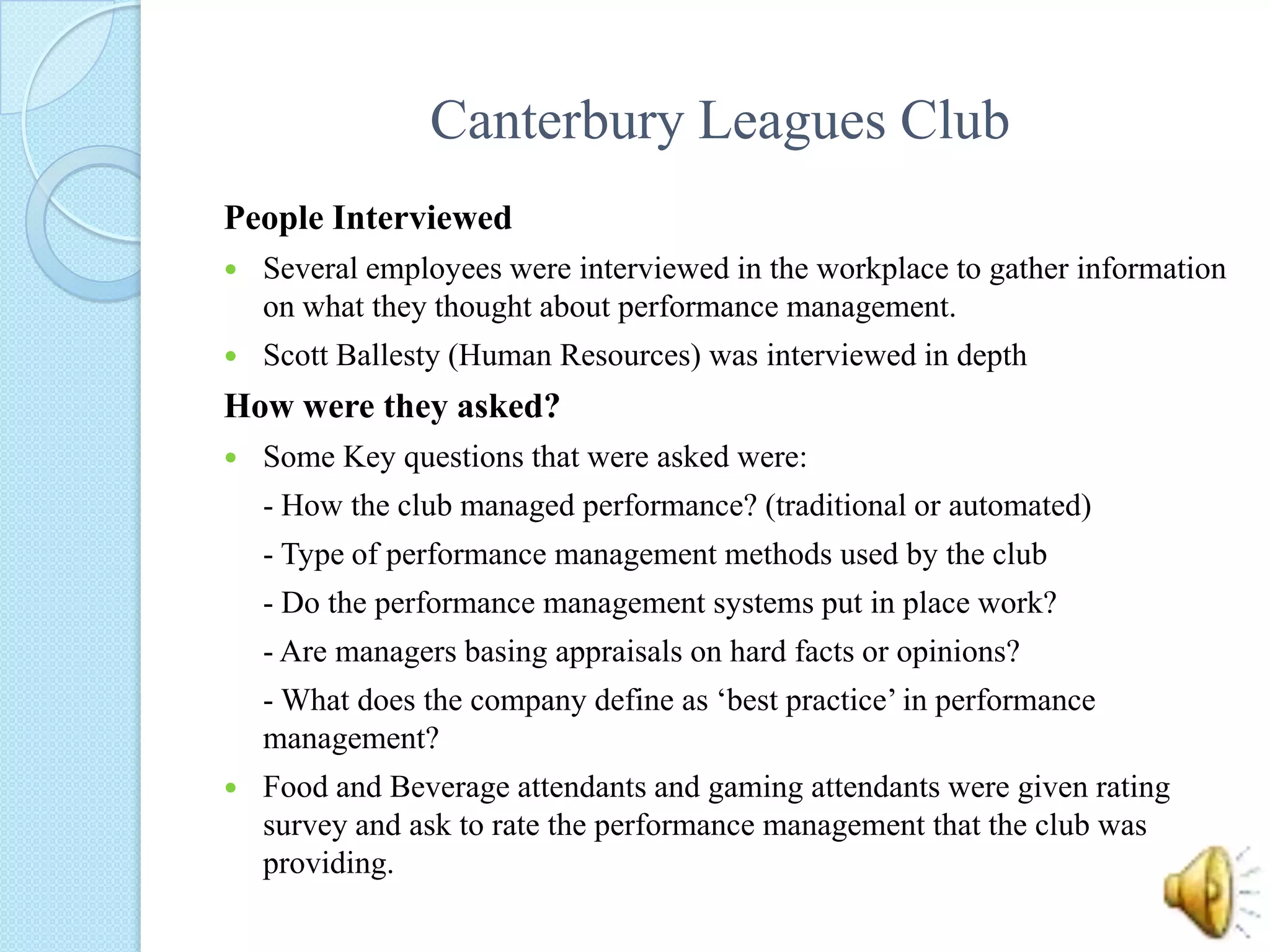 What does the company define as ‘best practice’ in performance management?Via email, I asked randomly selected employees to rate the system