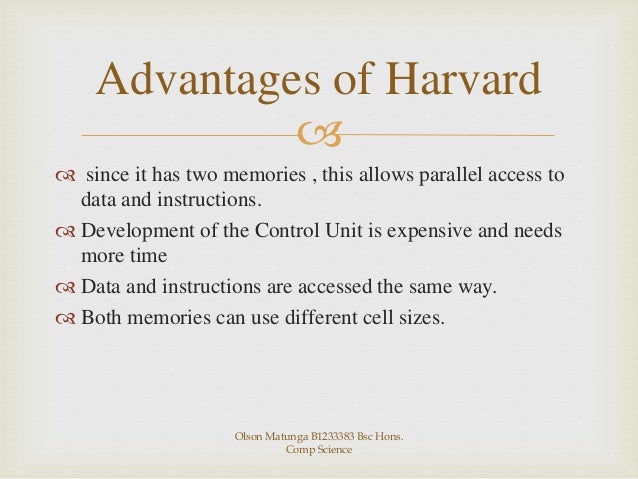 harvard architecture