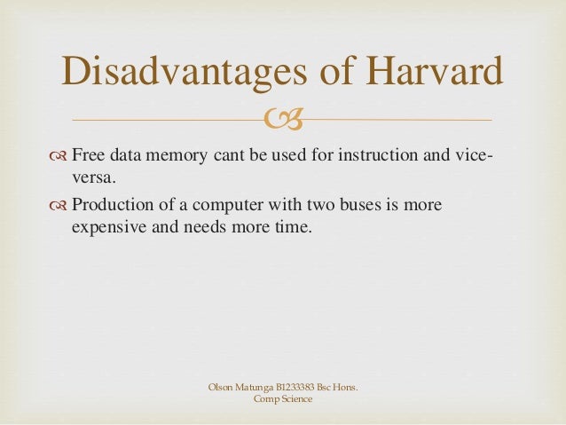 harvard architecture
