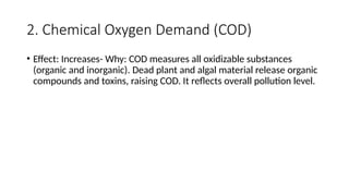 Group 4 How the determinants of water quality such BOD , COD etc are ...