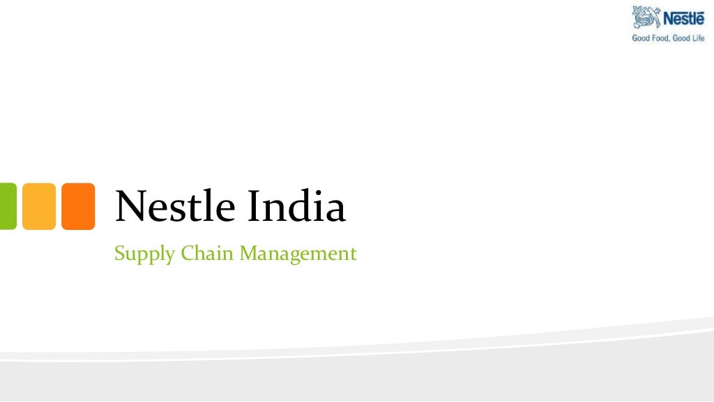Supply Chain Analysis of Nestle